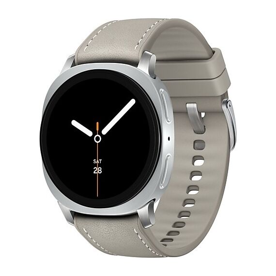 Galaxy Watch8 | 40 мм | 4G LTE | Silver | Hybrid/Taupe | S/M/L, Размер ремешка : S/M/L, Тип ремешка : Hybrid, Размер корпуса : 40 мм, Подключение часов : Bluetooth / Wi-Fi + 4G LTE, Цвет ремешка: Taupe, Цвет: Silver